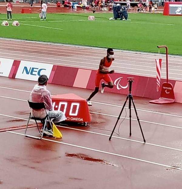 Jeux Paralympiques Tokyo2020 : Ferdinand Compaoré améliore son record personnel en saut en longueur.
