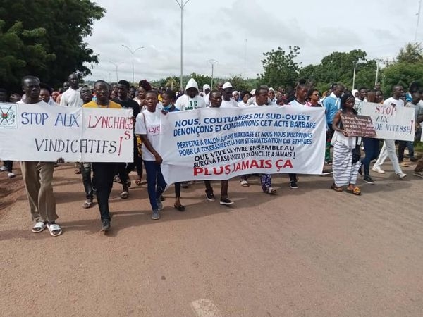 Bouroum-Bouroum : Des OSC battent le pavé afin de dénoncer le drame de Banlo